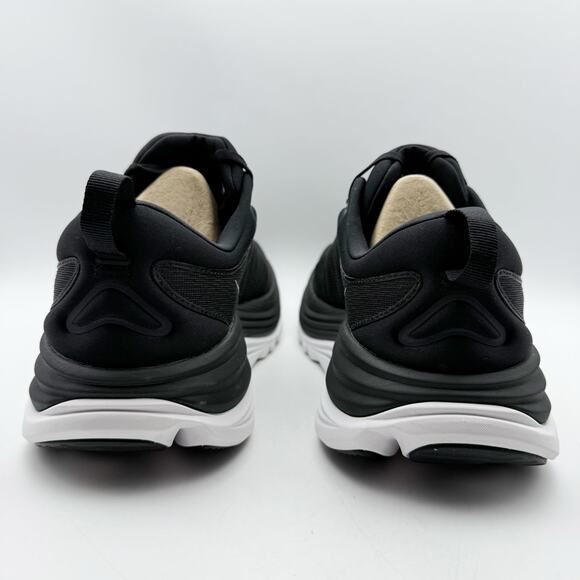 Hoka Womens Gaviota 5 Running Sneakers US 12 Wide Black Athletic EUC - Picture 9 of 14